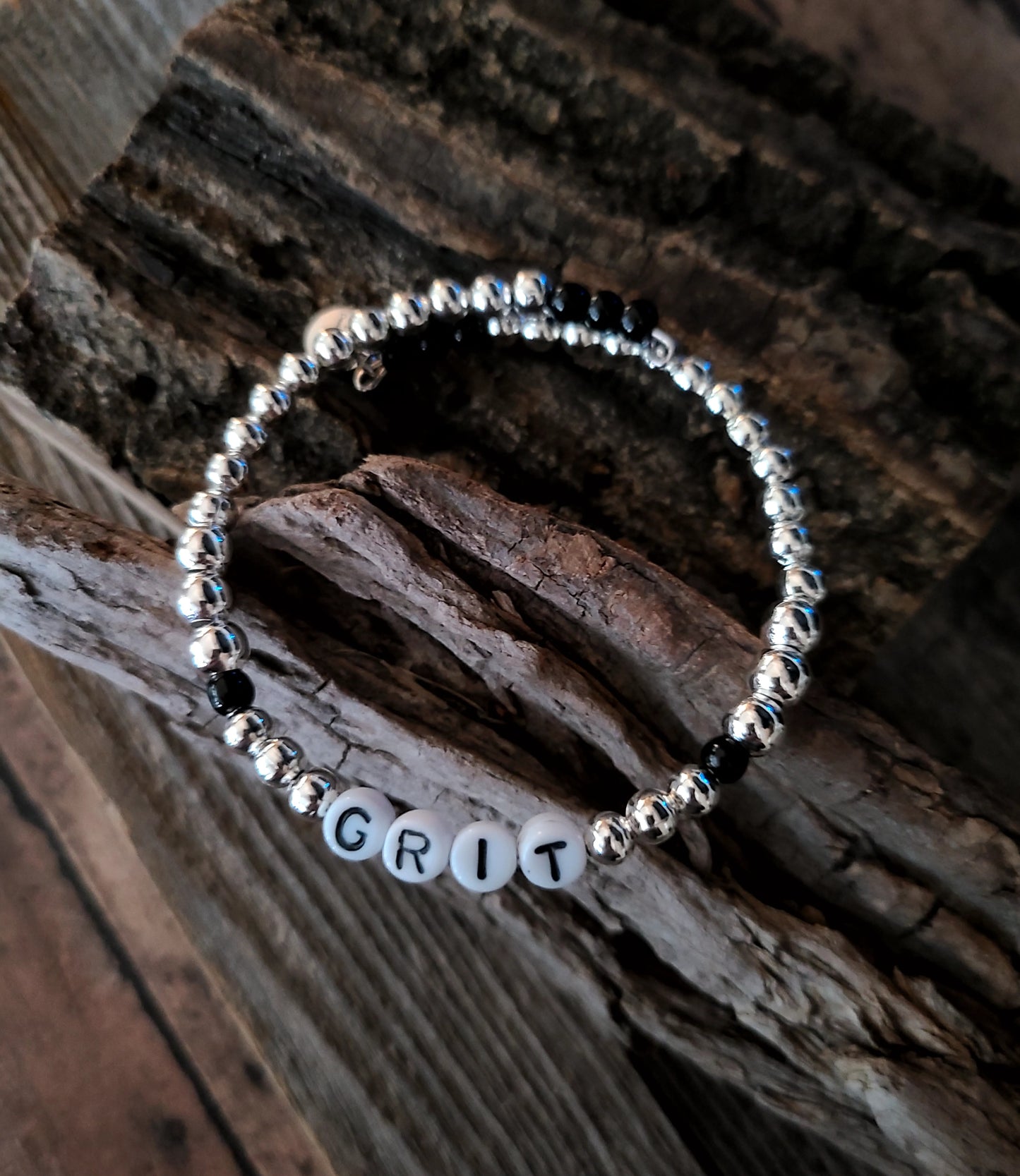 Grit Bead Bracelet