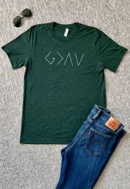 God is Greater Than Unisex Short Sleeve T