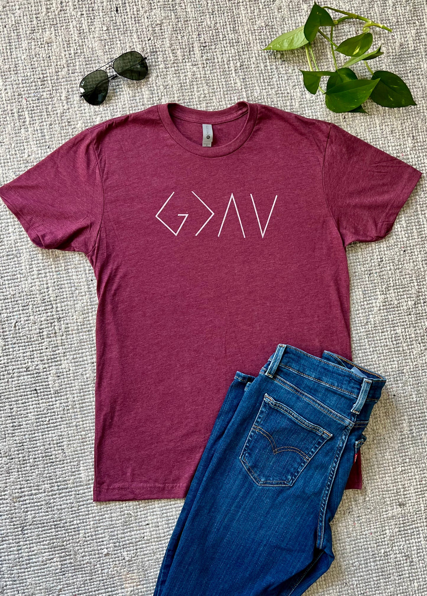 God is Greater Than Unisex Short Sleeve T