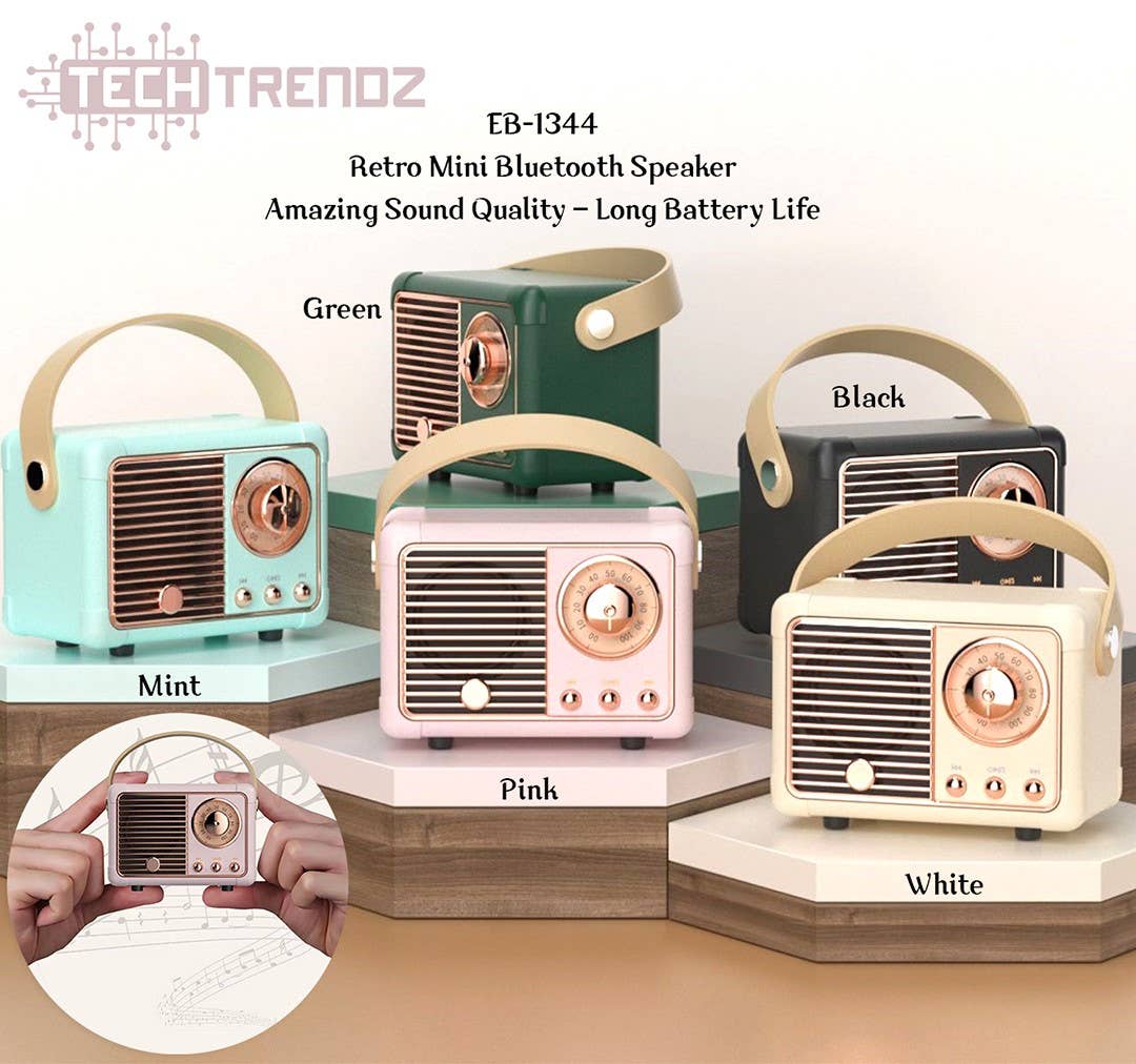 Tech Trendz - Retro Bluetooth Speaker