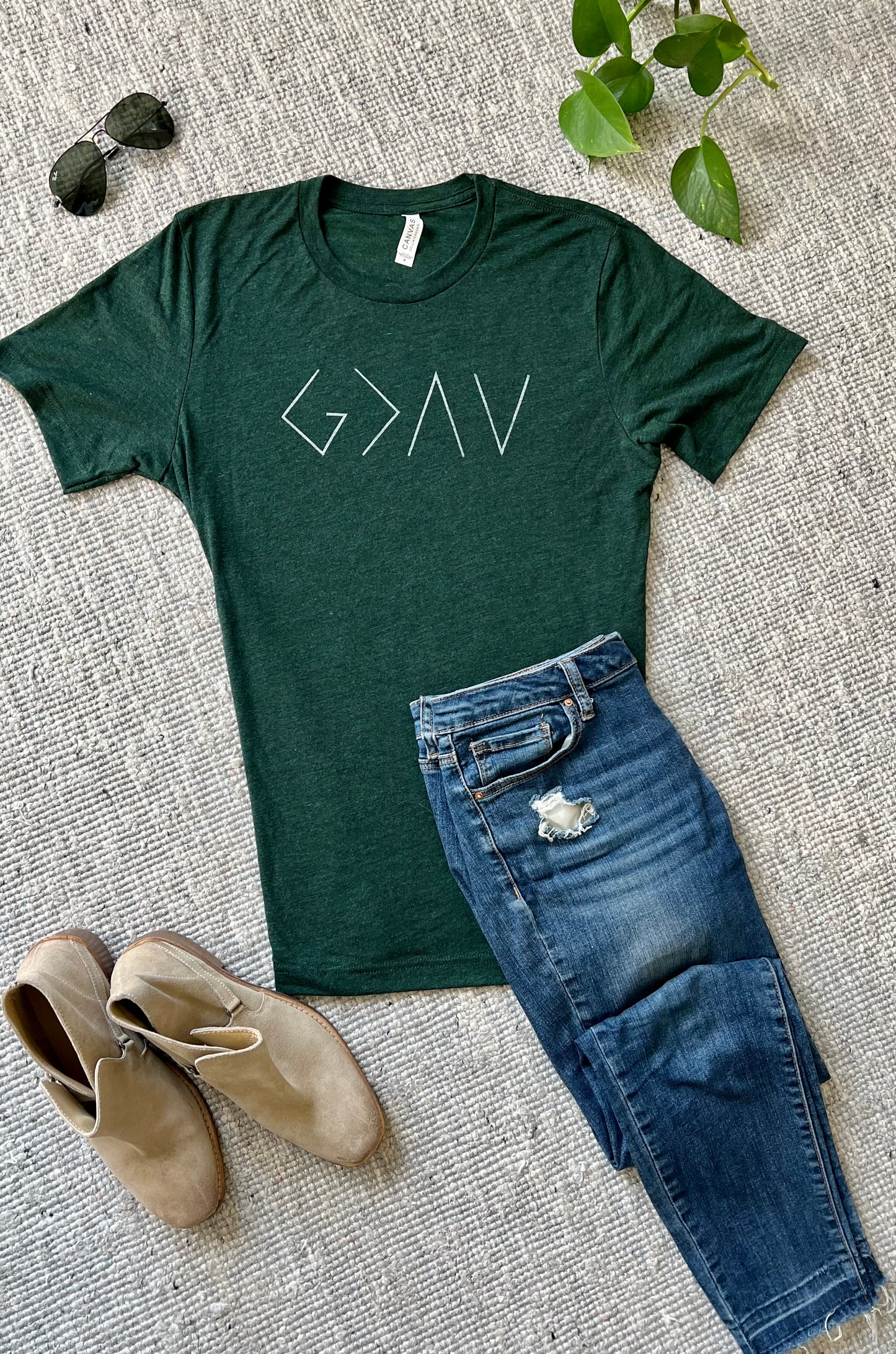 God is Greater Than Unisex Short Sleeve T
