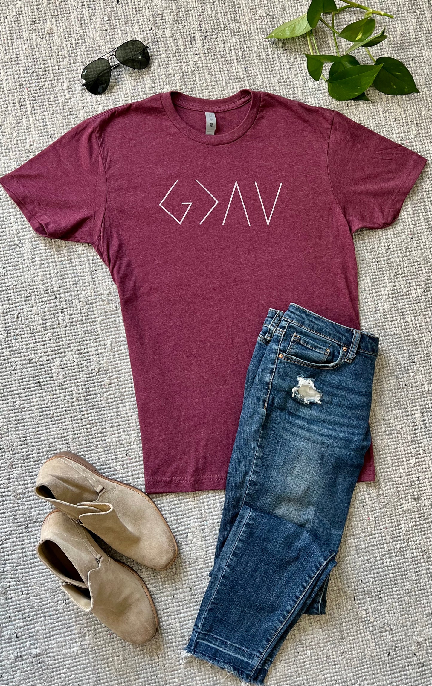 God is Greater Than Unisex Short Sleeve T